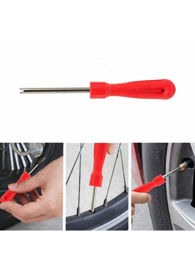 Valve Core Remover Tool for Tire Valve, Dual Head Valve Stem Removal Tool for Car, Bike and Tubeless Tire Maintenance - Image 3