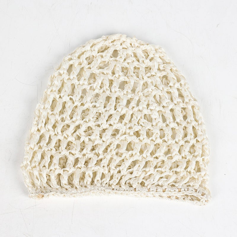 Musily Women's Knitted Mesh Hair Net Hat - Hollow Fishnet Head Wrap