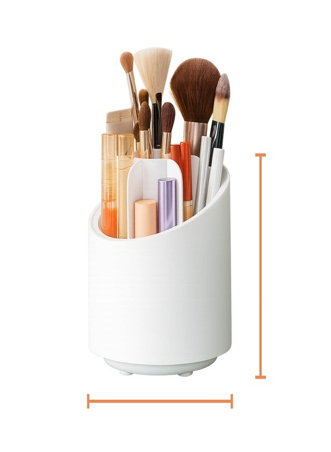 Zylkorb 360° Rotate Makeup Brush Holder Organizer, Makeup Organizers Countertop, Dustproof Beauty Brushes Storage Makeup organization and Skincare Storage for Vanity, Desktop, Bathroom - Image 4