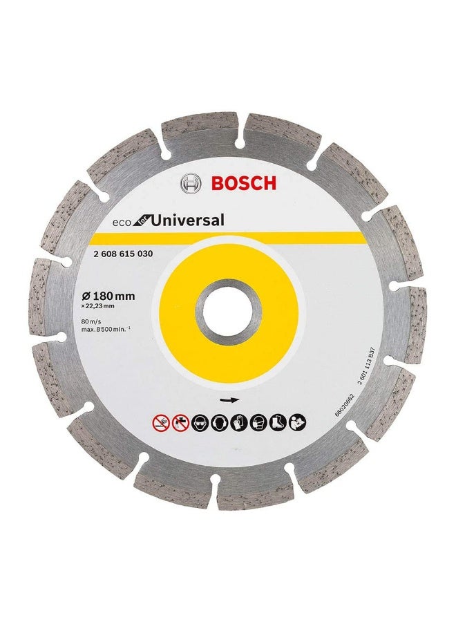 BOSCH Bosch 2608615030 180mm Eco Universal Segmented Diamond Cutting Disc  - Image 1
