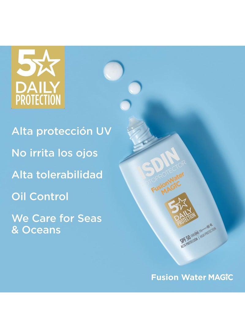 إيسدن إسدين فيوجن ووتر ماجيك SPF50 50 مل + إسدين فوتوبروتيكتور فيوجن ووتر كولور SPF50 - 50 مل - Image 2