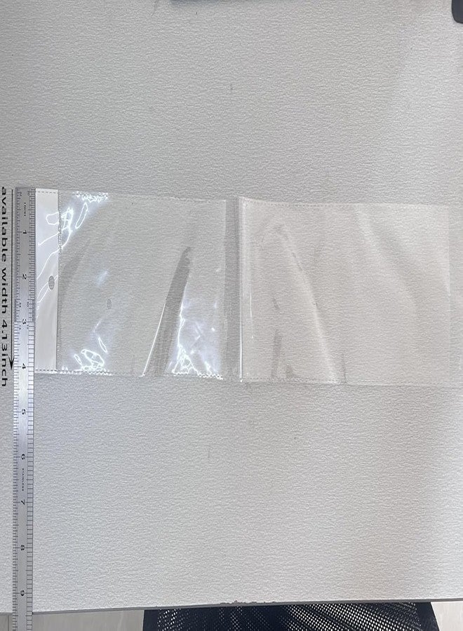 FERENLI 100 Pack Clear Plastic Self Adhesive Wig Storage Bags with Hang Hole Resealable Hair Extension Storage Wig Bags for Wig Package Straight Hair Wigs Accessories (4.1x22.8 inch (10.5x58 cm)) - Image 5