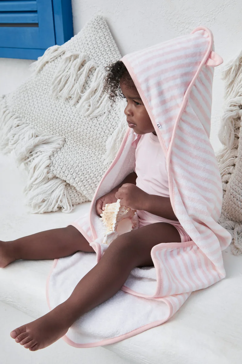 myko kids Organic Terry Velvet Towel