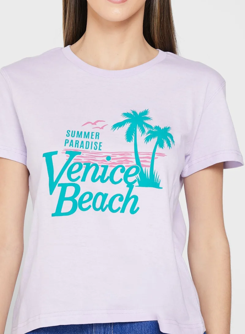 BRAVE SOUL Crew Neck T-shirt