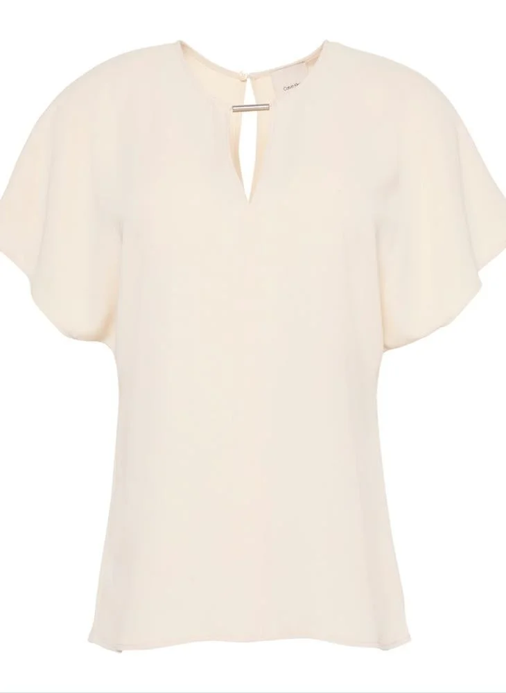Calvin Klein  Casual Short Sleeve Top for Women | Best Price UAE