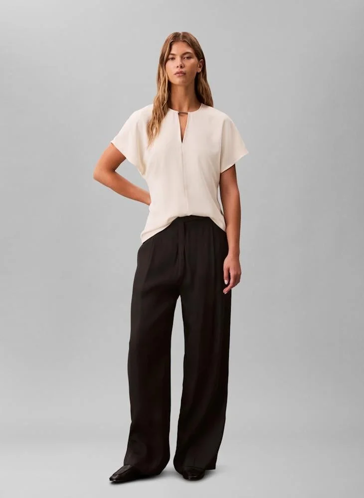 Calvin Klein  Casual Short Sleeve Top for Women | Best Price UAE
