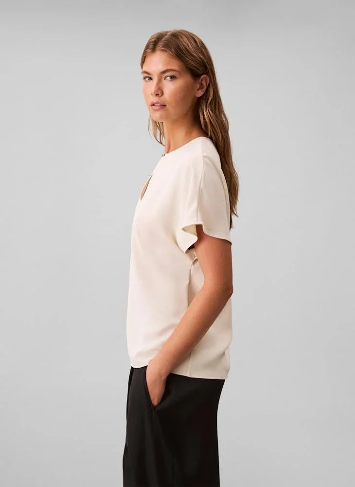 Calvin Klein  Casual Short Sleeve Top for Women | Best Price UAE