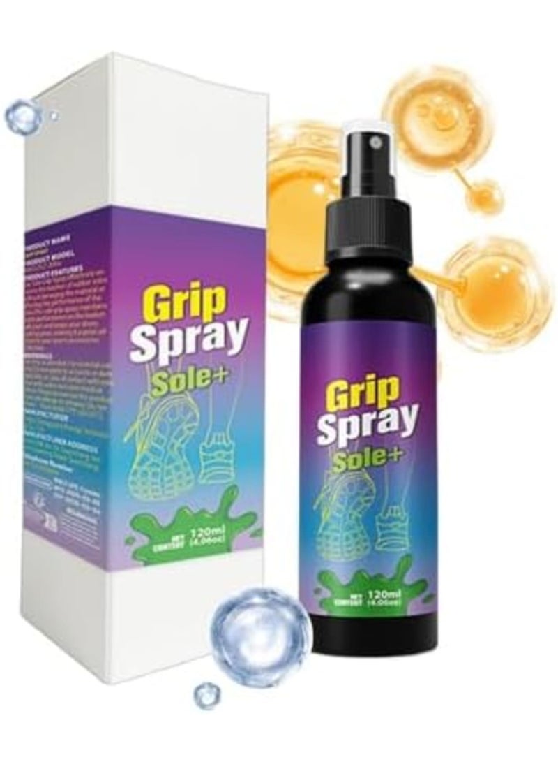 Barakah Grip Spray for Athletic Shoes, 120ml Anti-Slip Shoe Traction Spray for Basketball, Football, Tennis, and Workouts, Waterproof Liquid for Improved Grip on Indoor and Outdoor Courts - Image 1