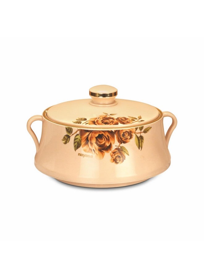 ناياسا طاجن ناياسا لورينزو سعة ٢٠٠٠ مل | طاجن حراري معزول بطبقة داخلية من الفولاذ المقاوم للصدأ | تصميم أنيق | أدوات تقديم | مقابض جانبية | سهل الحمل | بيج - Image 1