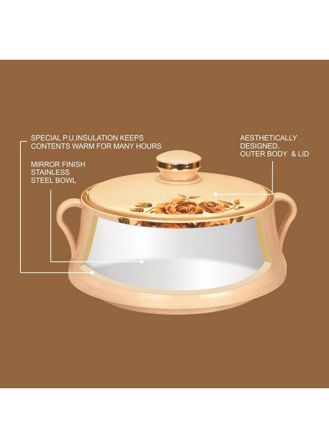 ناياسا طاجن ناياسا لورينزو سعة ٢٠٠٠ مل | طاجن حراري معزول بطبقة داخلية من الفولاذ المقاوم للصدأ | تصميم أنيق | أدوات تقديم | مقابض جانبية | سهل الحمل | بيج - Image 5