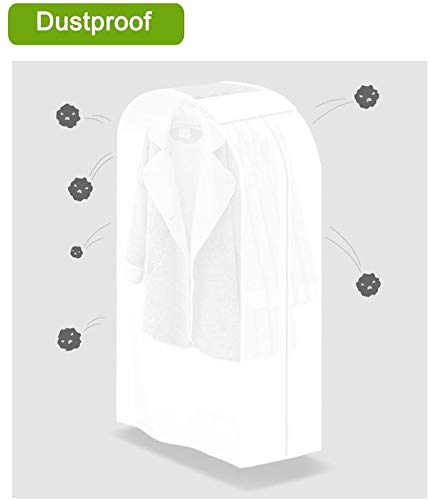 UNIQUE CART Clothing Cover Bag X Large Garment Bags Storage BagFor Storage TravelWardrobeClosetStorageWith Plastic ZipperPeva Cloth120 Cm60 Cm - Image 4