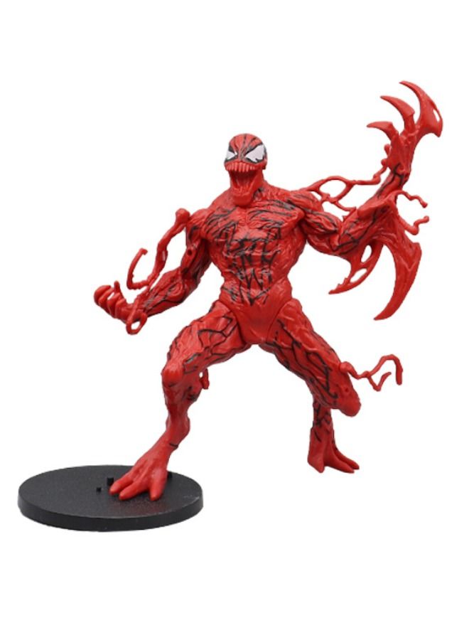 فينوم مجسم فينوم من سلسلة مارفل ليجيندز ، شخصية حركة فينوم حمراء مع قاعدة ، لعبة مجسم سوبر قابل للتحصيل 16 سم - Image 1