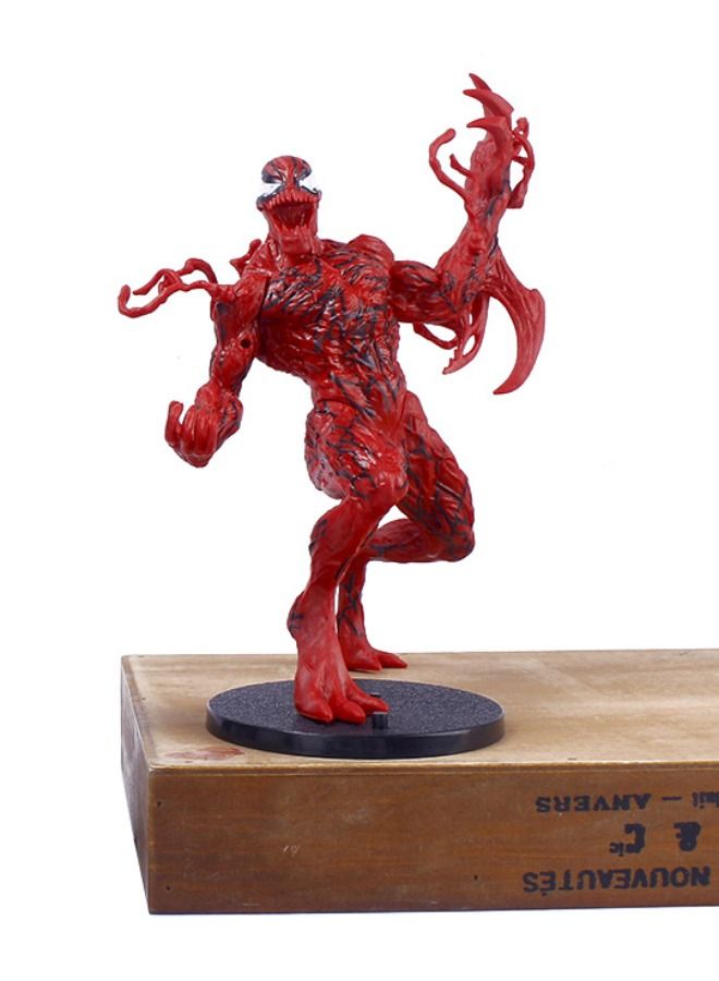 فينوم مجسم فينوم من سلسلة مارفل ليجيندز ، شخصية حركة فينوم حمراء مع قاعدة ، لعبة مجسم سوبر قابل للتحصيل 16 سم - Image 3