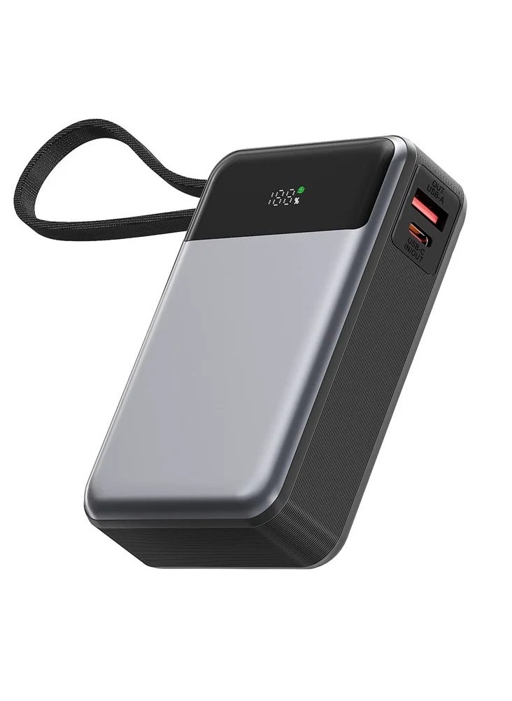 ACEFAST - ACEFAST M21-20000 Power Bank 20000mAh PD 65W Phone Charger with Built-In Type-C Cable - Image 1