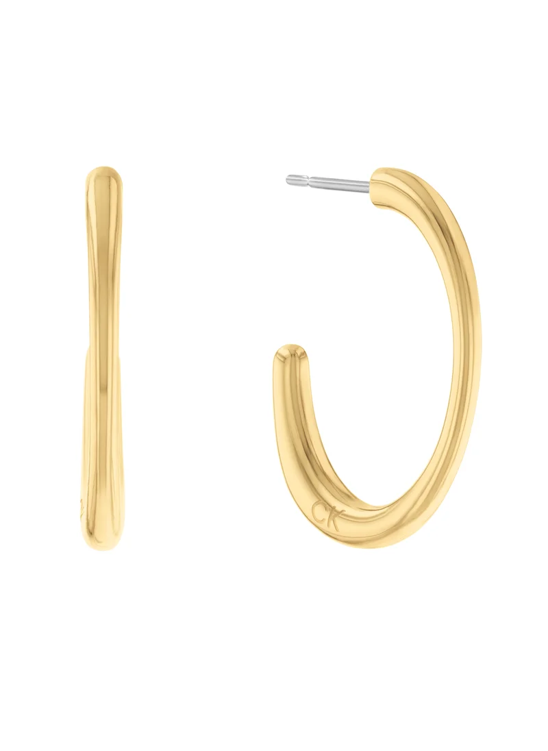 كالفن كلاين Playful Organic Shapes Cuff Earring