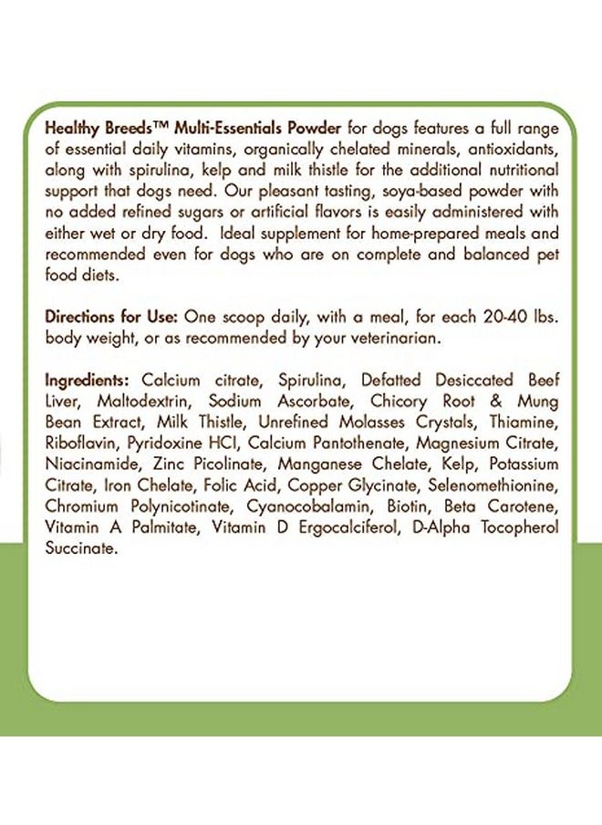Healthy Breeds - Healthy Breeds Chihuahua Multi-Essentials Powder for Dogs - an Ideal Supplement of Vitamins, Minerals & Antioxidants for Your Dog - 8 oz - Image 1