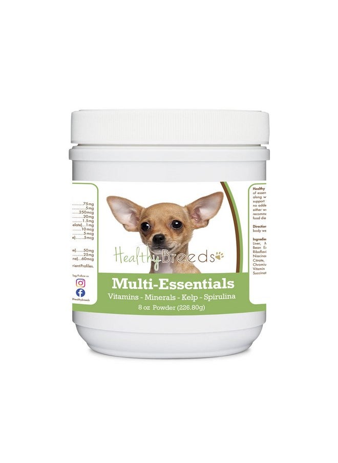 Healthy Breeds - Healthy Breeds Chihuahua Multi-Essentials Powder for Dogs - an Ideal Supplement of Vitamins, Minerals & Antioxidants for Your Dog - 8 oz - Image 1