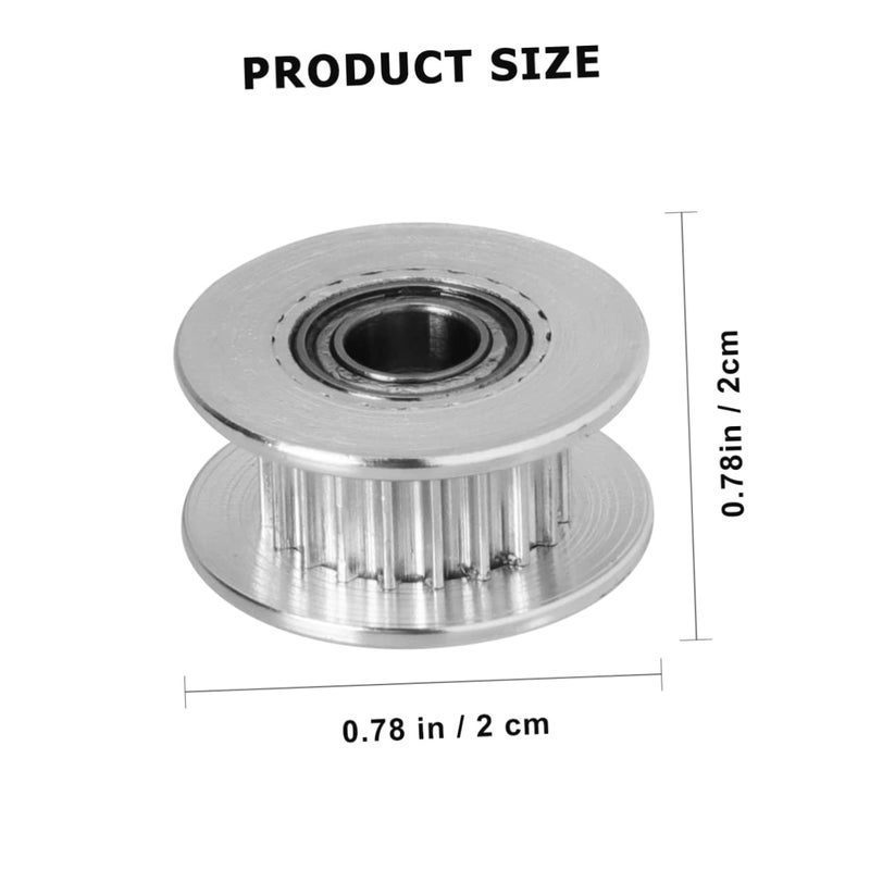 5pcs Aluminum Synchronous Timing Belt Pulley Tensioning Wheel For Printer - Image 3