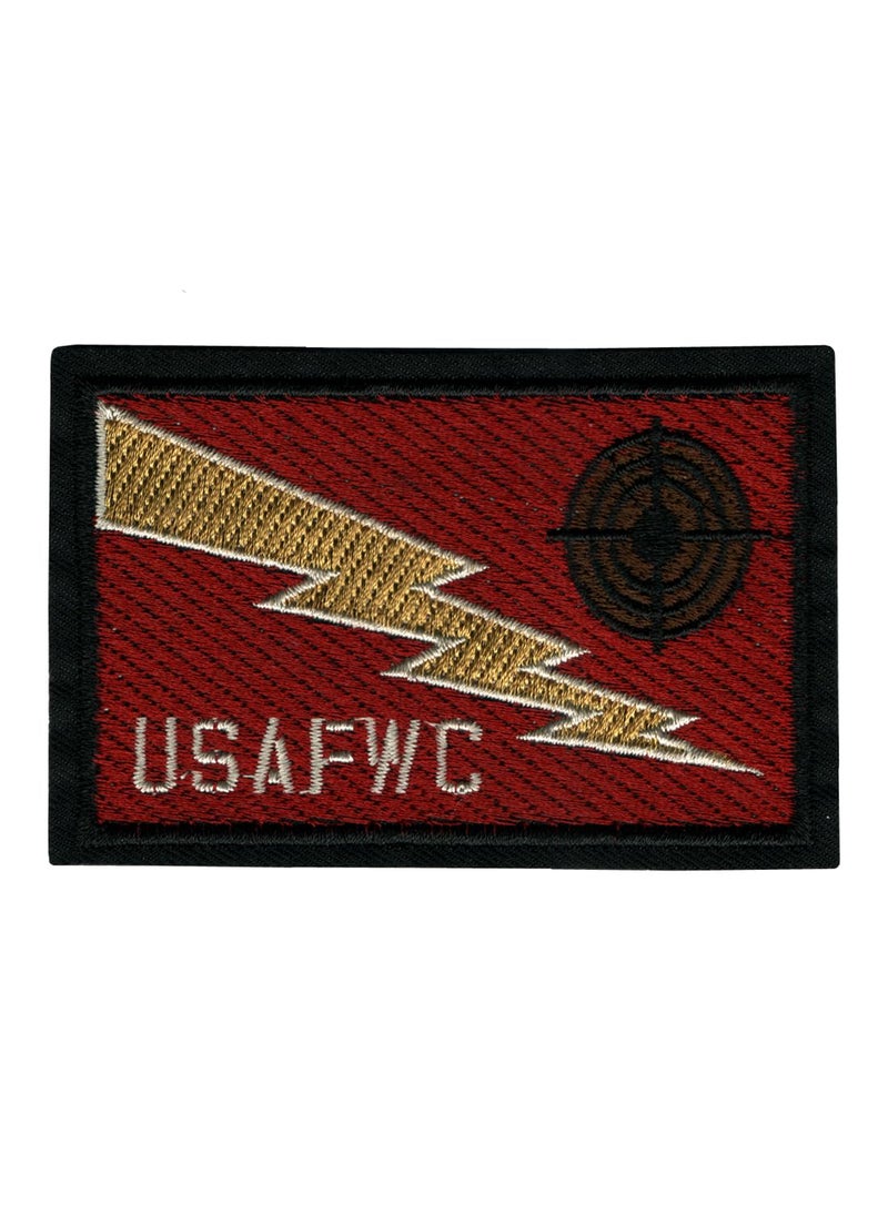 Generic - United States Air Force Warfare Center (USAFWC) Applique Embroidered Sew-on Patch ; Size: 9.5cm x 6cm for Jackets, Bags, Caps, Jeans, Outdoor Clothing ; Imported from Malaysia (1 Piece). (Code: S-63) - Image 1