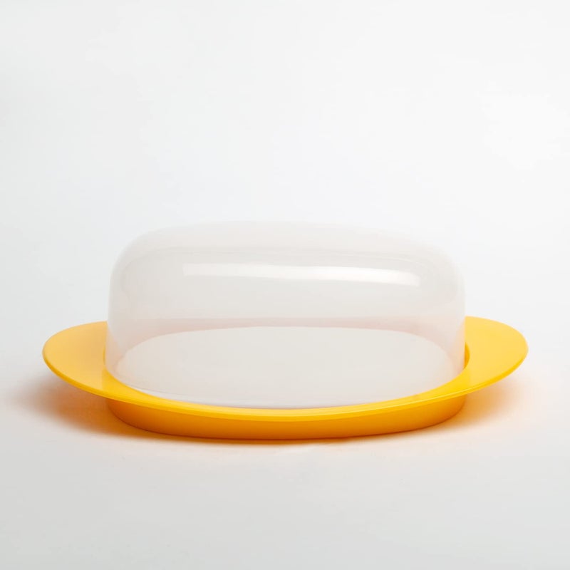 Gluman Big Bread Box with Butter Dish Container Bread Box And Butter Dish Combo 100 Food Grade Dishwasher Safe Freezer Safe Recyclable Reusable Yellow - Image 4