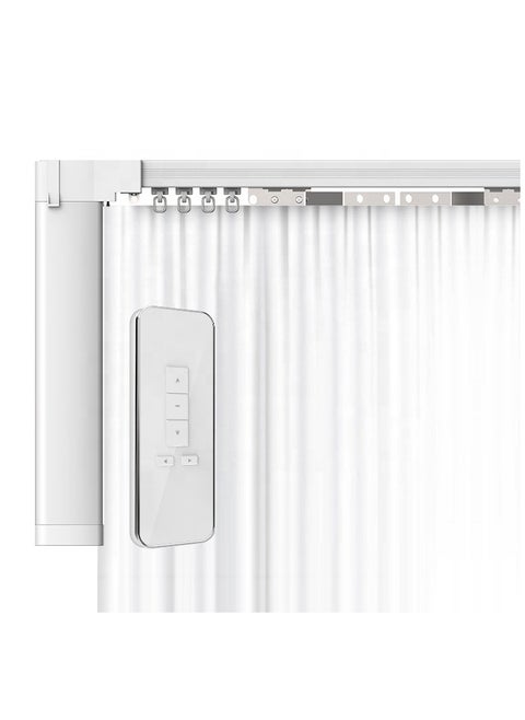 Smart Electric Curtain Motorized AT5810 – Adjustable Tracks (2.16m to 6.2m), Hassle-Free Installation, Customizable Automated Rail, App & Voice Control, Compatible with Alexa, Google, Siri