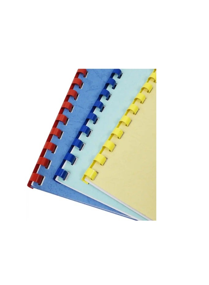 Kalon 12MM Plastic Spiral Binding Ring 21 holes Plastic comb binder Ring White For Book and Notebook, Office & School Pack Of 100Pcs  - Image 5