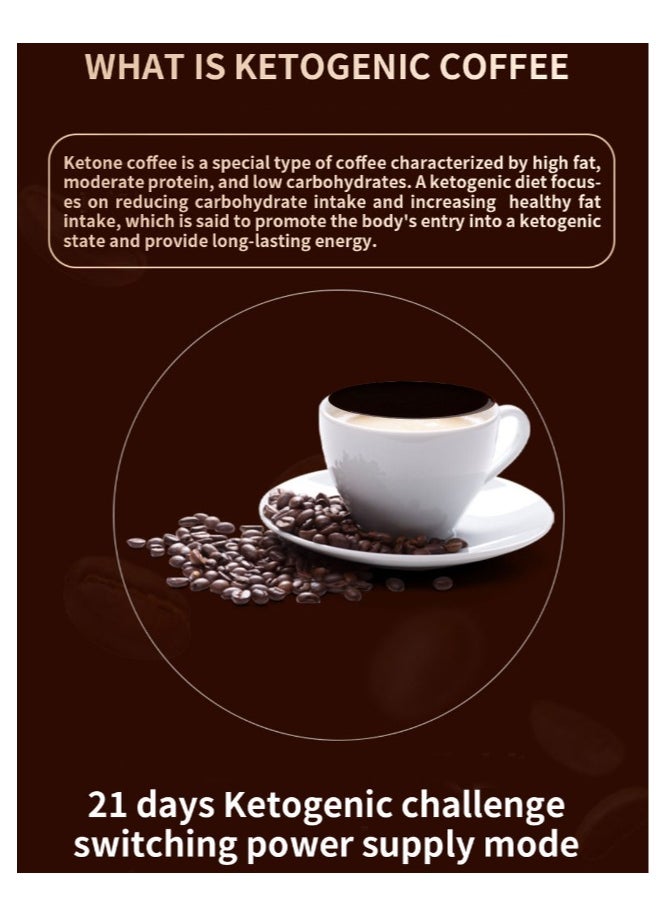 BURTON Ketogenic High Performance Keto Coffee, Supports Energy & Metabolism, Ketogenic Diet 10g*10  - Image 5