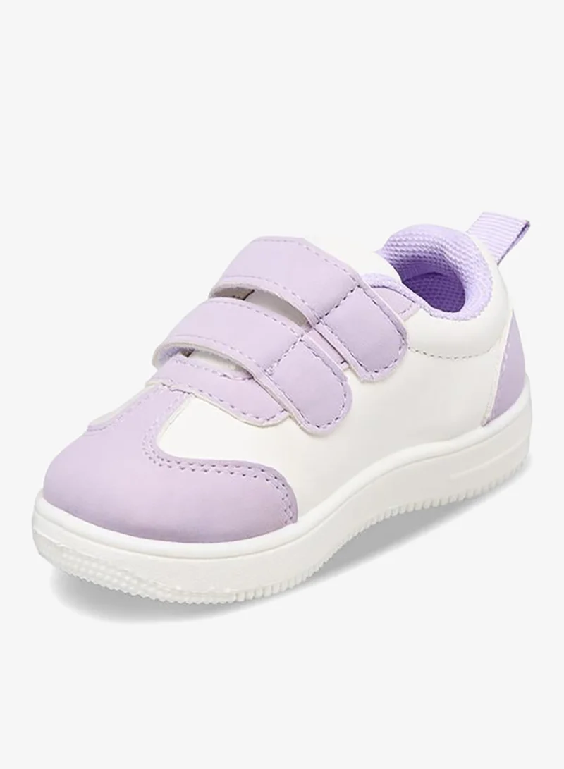 Flora Bella By Shoexpress LILAC Girls Hook & Loop Ankle Sneakers for Women | Best Price UAE