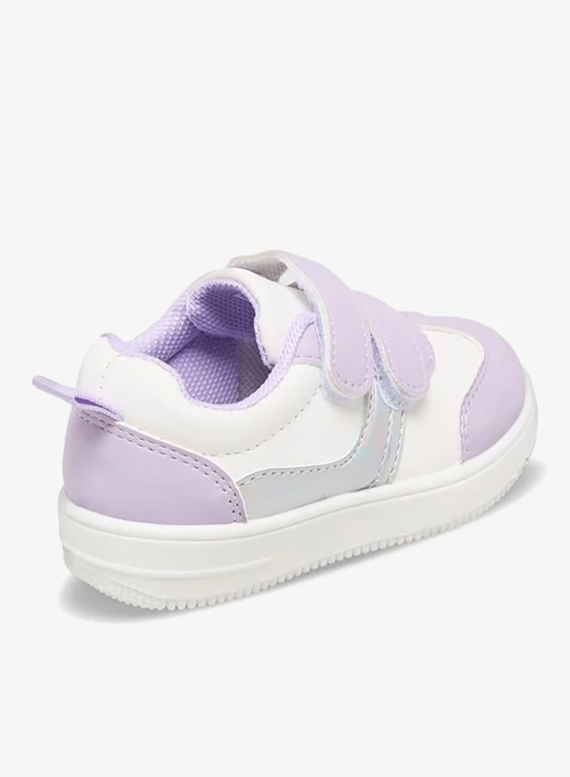 Flora Bella By Shoexpress LILAC Girls Hook & Loop Ankle Sneakers for Women | Best Price UAE