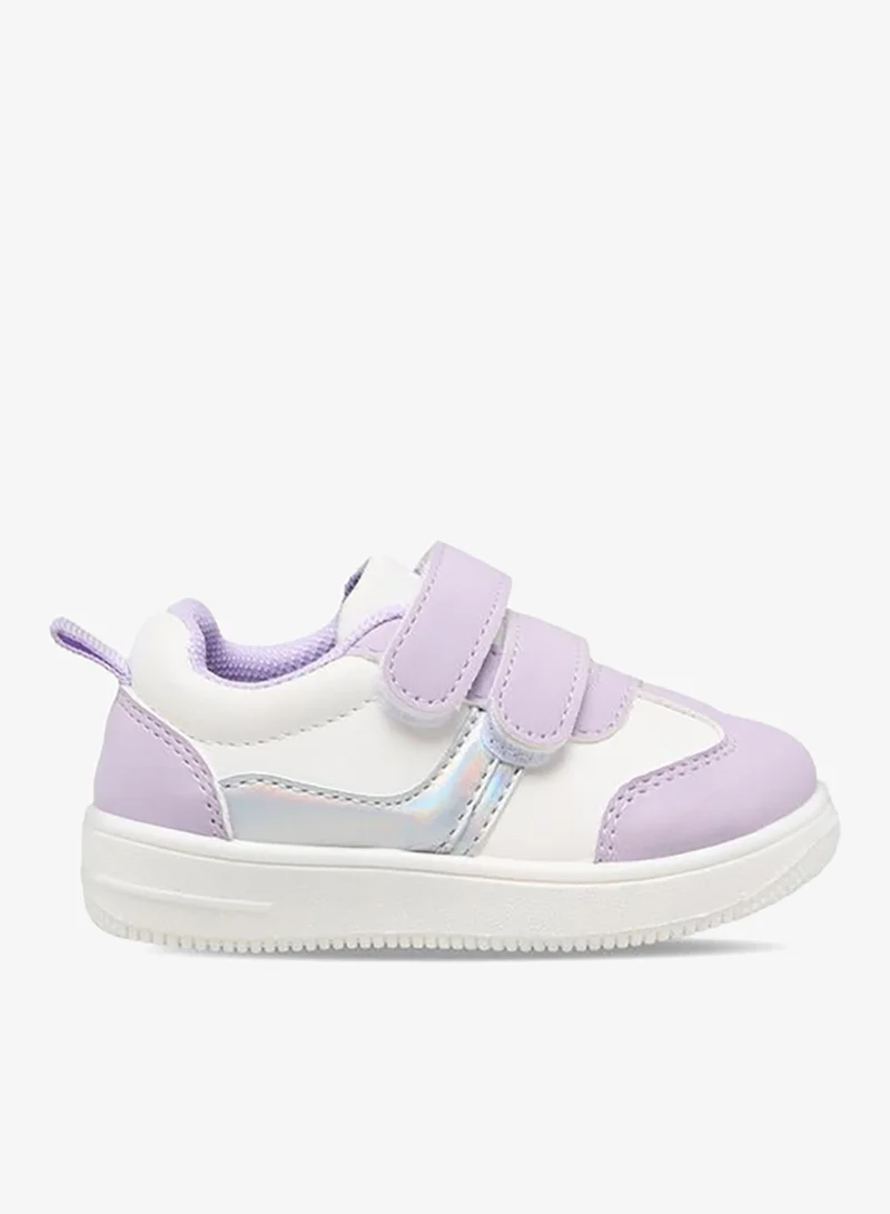 Flora Bella By Shoexpress LILAC Girls Hook & Loop Ankle Sneakers for Women | Best Price UAE