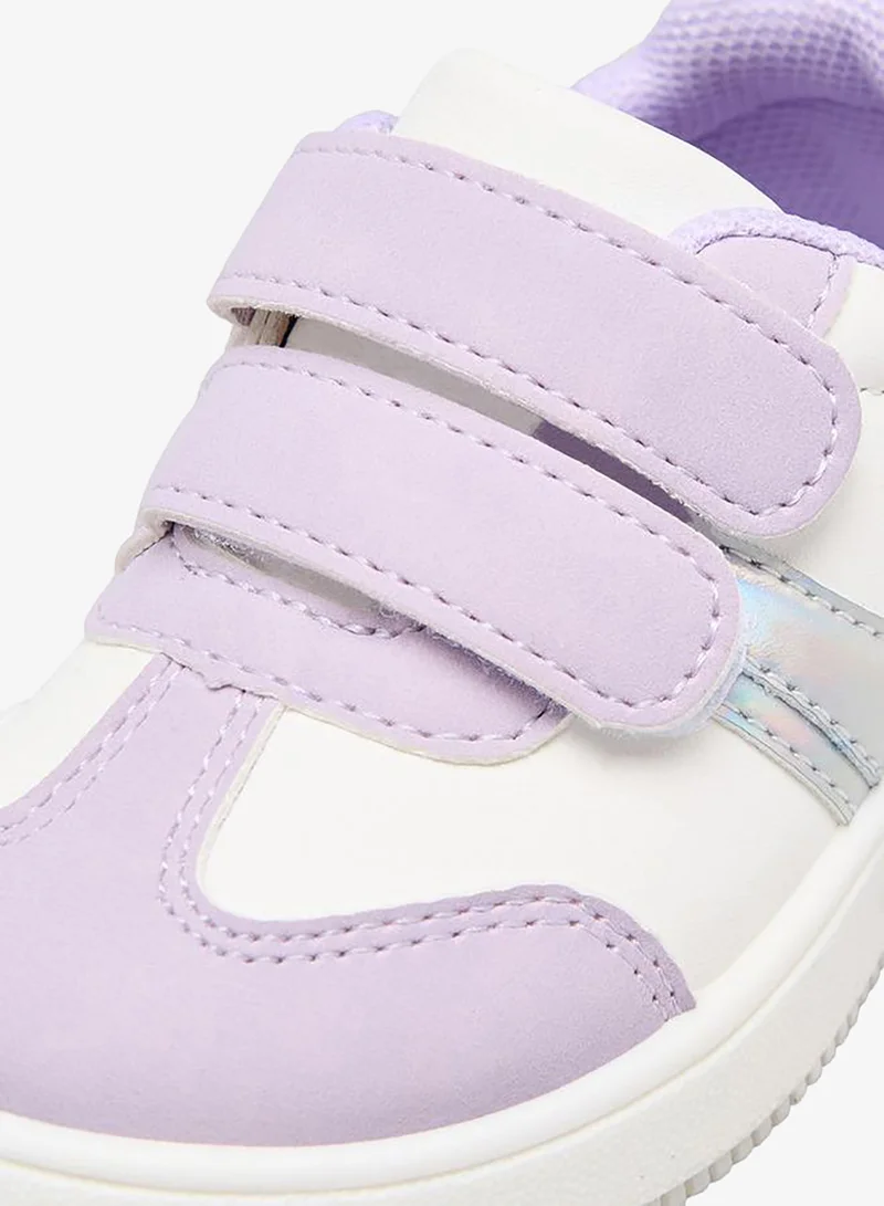 Flora Bella By Shoexpress LILAC Girls Hook & Loop Ankle Sneakers for Women | Best Price UAE