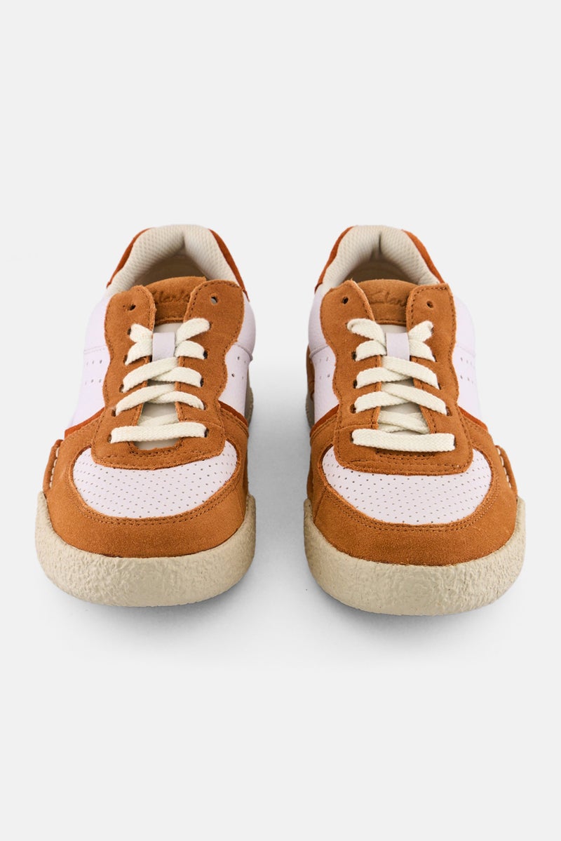 clarks Women Standard Craftcuf Court Lace Up Shoes, White  - Image 4