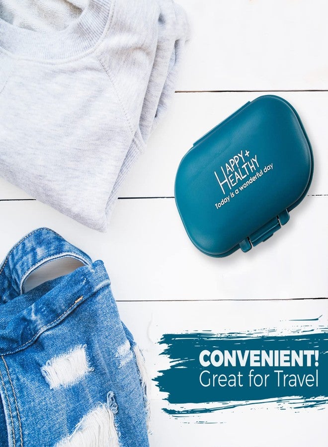 MEDca Pill Organizer Box - 4 Compartment Travel Medication Carry Case - A Daily Pill Box Vitamin Organizer Box for Your Pocket or Purse - Image 5