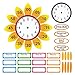 WhatSign Telling Time Bulletin Board Decorations 38Pcs Telling Time Bulletin Board Set Learning to Tell Time Clock Cutouts Telling Time Teaching Clock for Kids Classroom Must Have Teacher Supplies - Image 3