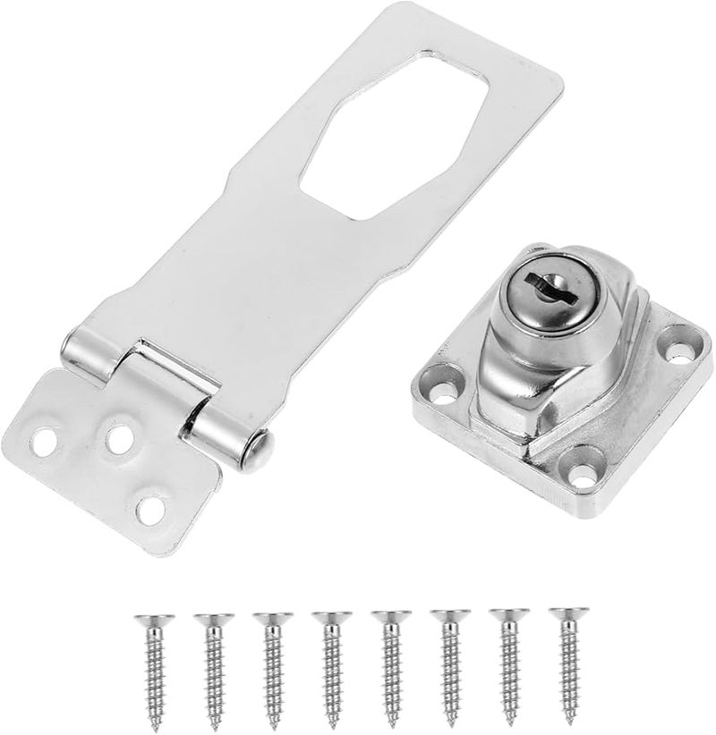 2 Pack Heavy Duty Cabinet Locks with Keys for Doors Gates Furniture Safety Privacy Easy Install - Image 1