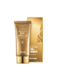 PRETTYSKIN Kin Total Solution Series Snail All In One Sun+ Primer Spf50+ Pa++++ 70G Intense Moisturizing & Sun Protection Korean Facial Sunscreen…  - Image 1