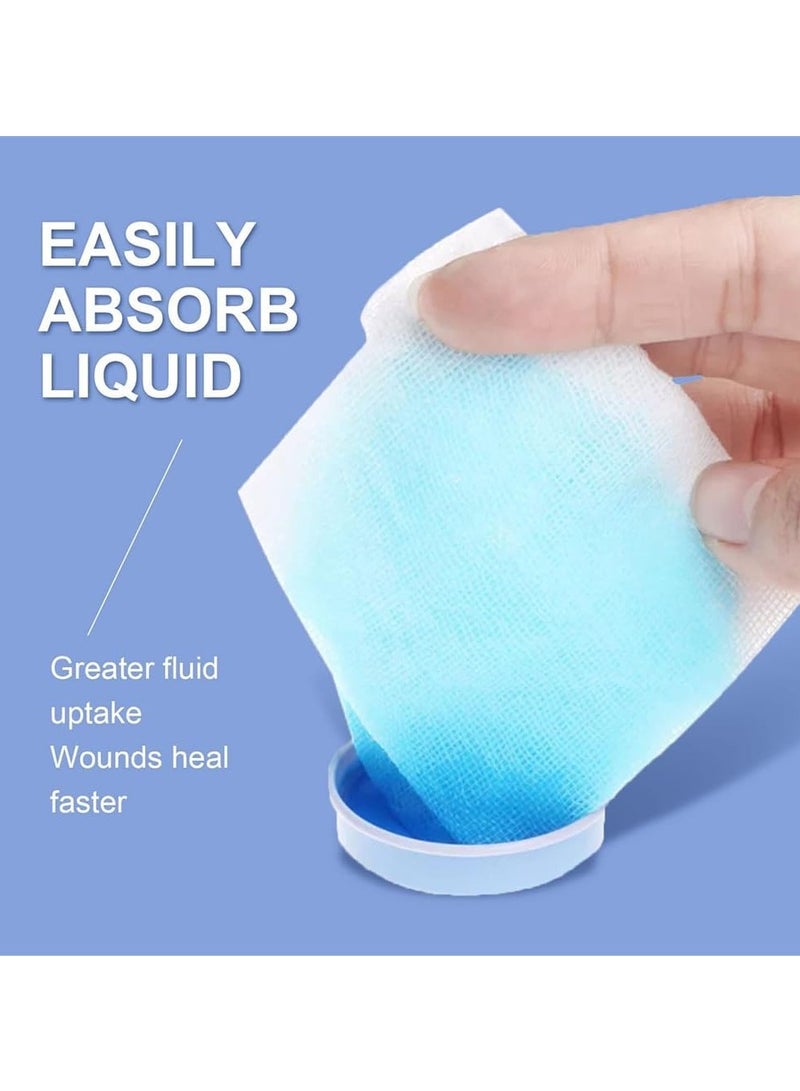 30Pcs Gauze Swabs, Non Woven Cotton Gauze Pads, Disposable Gauze, Swabs Bleeding Stop Gauze, Sterile Dressings Cotton Gauze, Absorbent Cotton Gauzes, Household Supplies for Home Outdoor (5 x 5cm) - Image 3