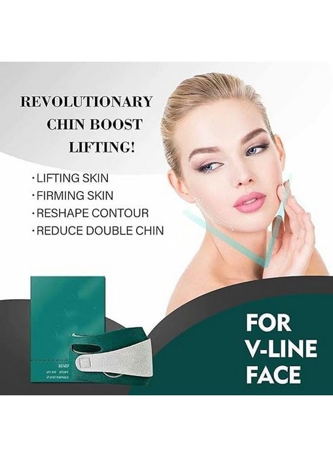 Generic Face Slimming Belt - V-Shape Face Masks for Double Chin Shaper for Men & Women, Facial Lift Slim Cheeks Lifting Reusable Belt Facial Anti Wrinkle Chin Strap Elastic Face Slimming Bandage(PCS 1)(G133)  - Image 4