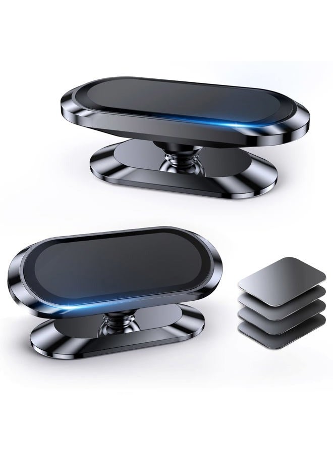 Coolpow 【2-Pack】 Magnetic Phone Holder for Car Dash【Strong Magnet】 Magnetic Car Phone Holder Mount 【4 Plate】 Phone Holders for Your Car Phone Mount for Car Dashboard Cell Phone Car Mount for iPhone Samsung  - Image 1