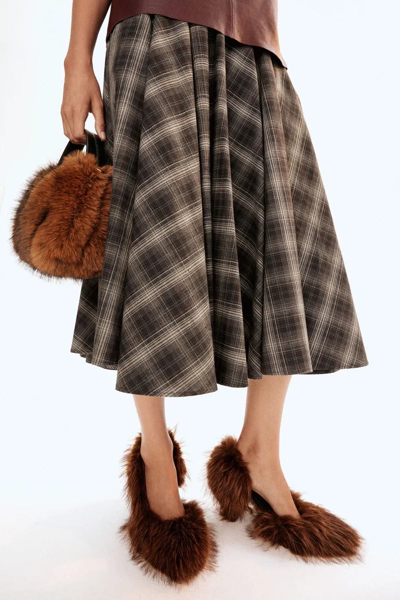 H&M Circular cotton skirt