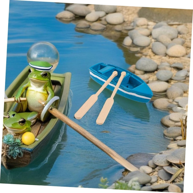 10Set Miniature Boat Figurine Resin Coastal Decoration for DIY Projects Beach Style Micro Landscape Ornaments for Play and Home Decor - Image 5