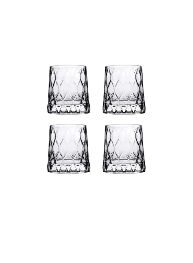 باساباتشي Pasabahce Estekana “Leafy” -100ml Set of 4 Cups-Turkey Made - Image 1