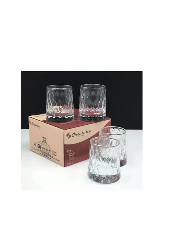 باساباتشي Pasabahce Estekana “Leafy” -100ml Set of 4 Cups-Turkey Made - Image 2