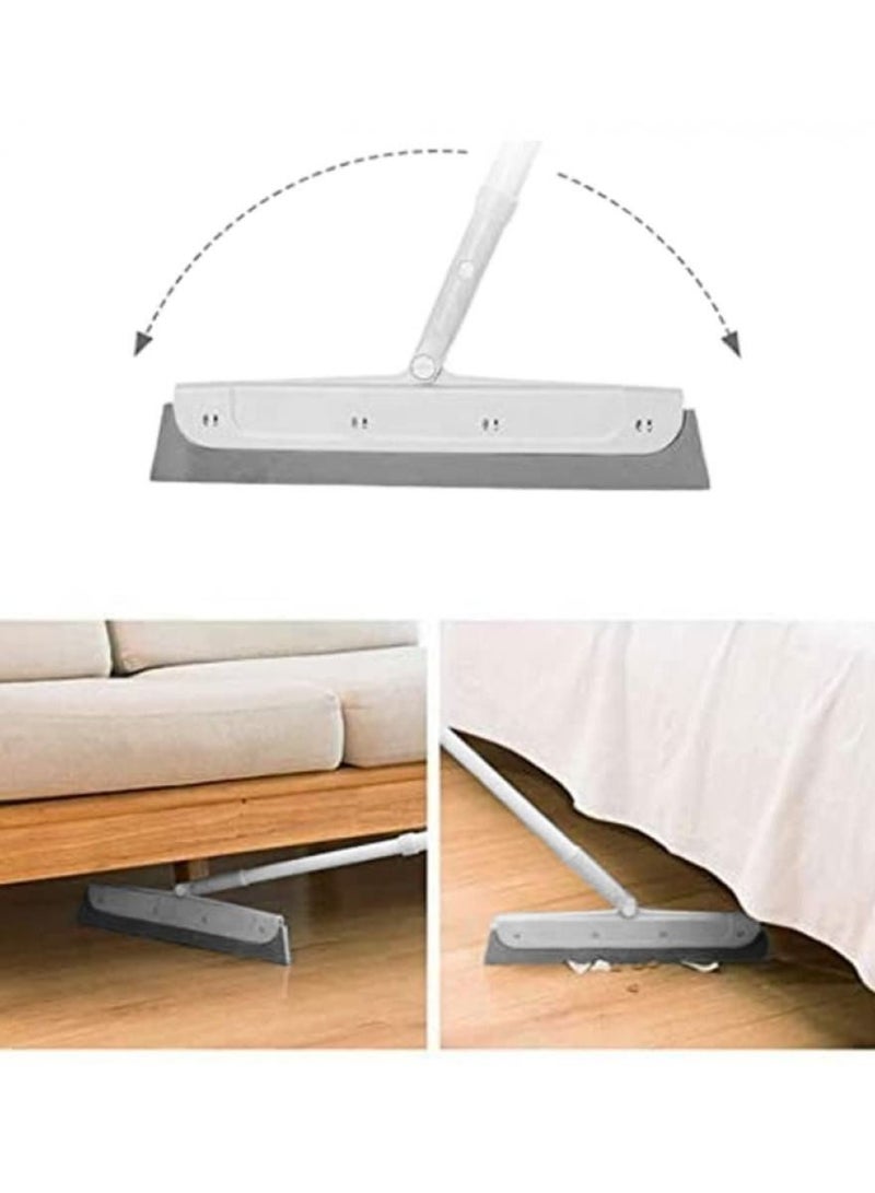 Alissa Magic Broom Floor Sweeper Retractable Dust Water Hair Bathroom Wiper 180 Degree Flexible Rotation Multi-function Cleaning Tool for Household  - Image 4