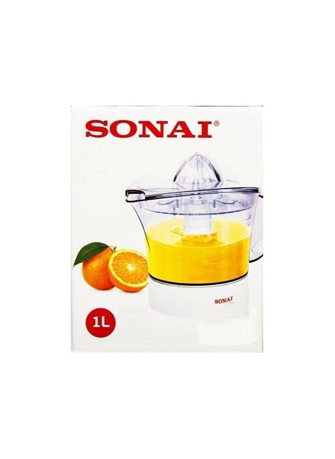 سوناي Sonai عصارة حمضيات سوناي -اسكويزر – 30 وات، سعة 1 لتر، MAR-755- ابيض  - Image 3