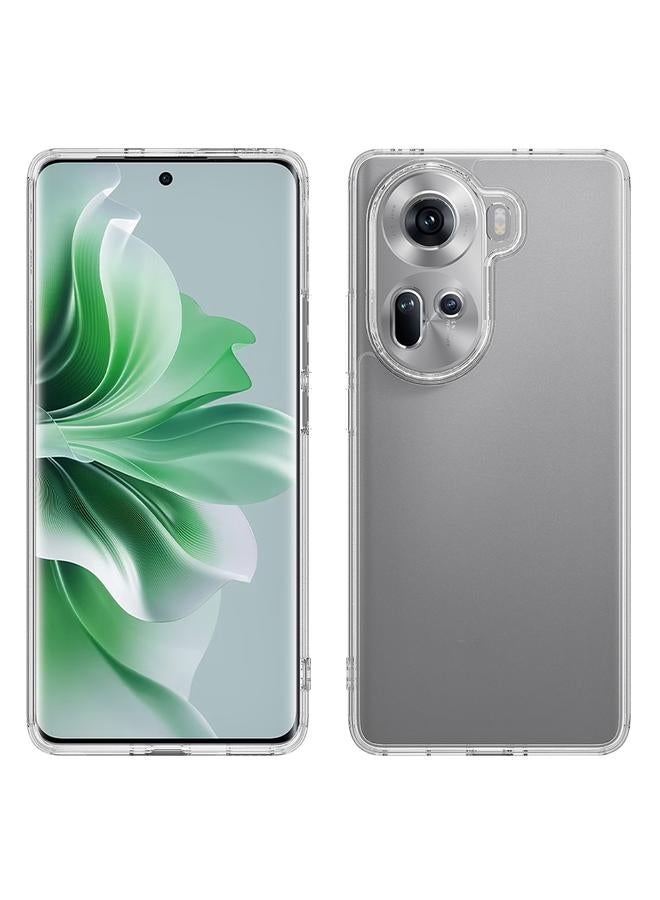 S-TOP Case For OPPO Reno11 5G Global Scratchproof Acrylic TPU Phone Case - Image 2