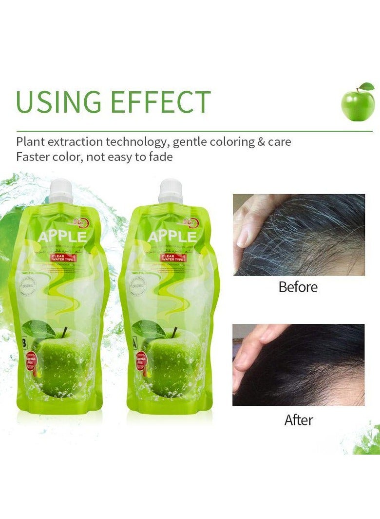 Natural Paradise Natural Paradise Apple 72 Ammonia Free Black Hair Color Cream 500ml + 500ml - Image 2