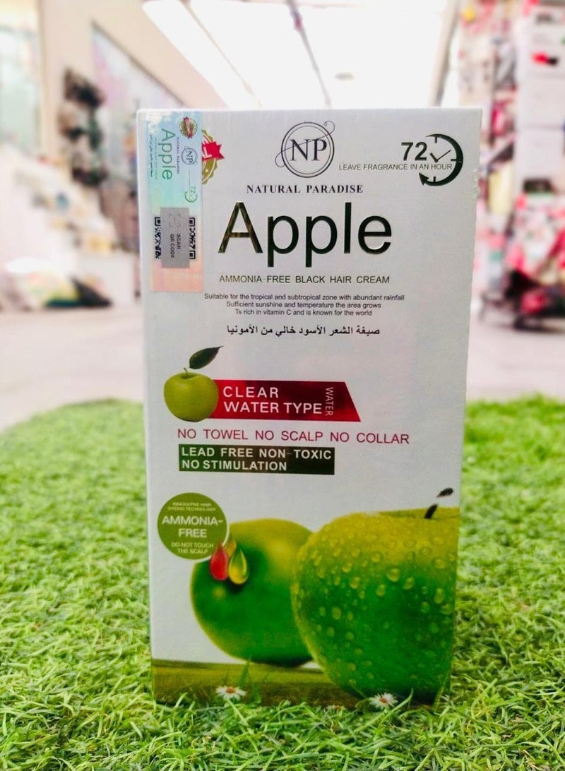 Natural Paradise Natural Paradise Apple 72 Ammonia Free Black Hair Color Cream 500ml + 500ml - Image 3