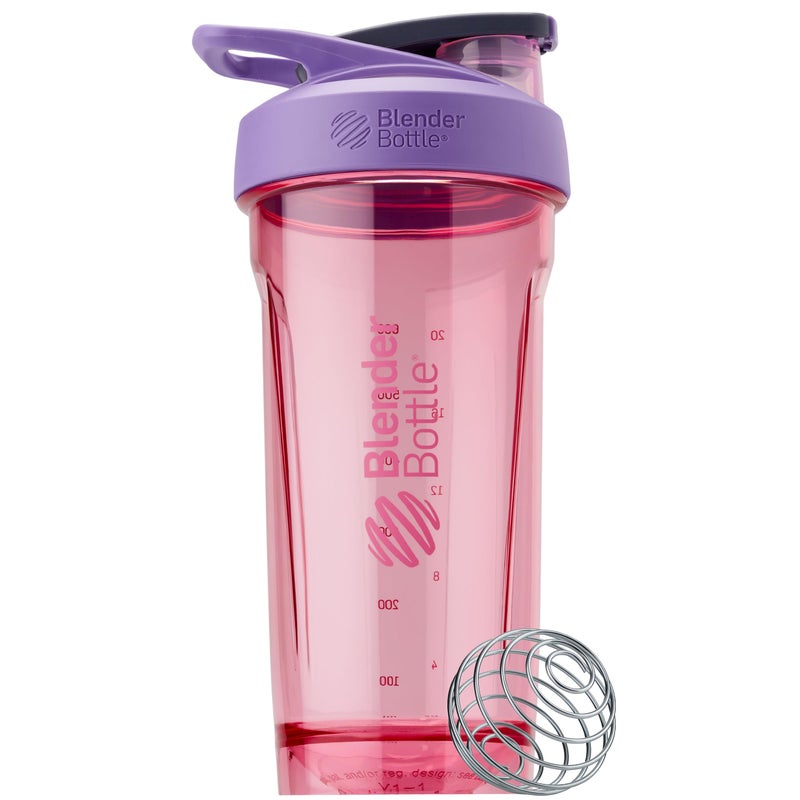 BlenderBottle كوب خلط بلندر بوتل سترادا مثالي لخلطات البروتين وما قبل التمرين، سعة 28 أونصة، بنفسجي - Image 1