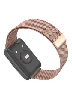 NIBEMINENT Milanese Replacement Strap For Huawei Watch Fit Rose Gold  - Image 4